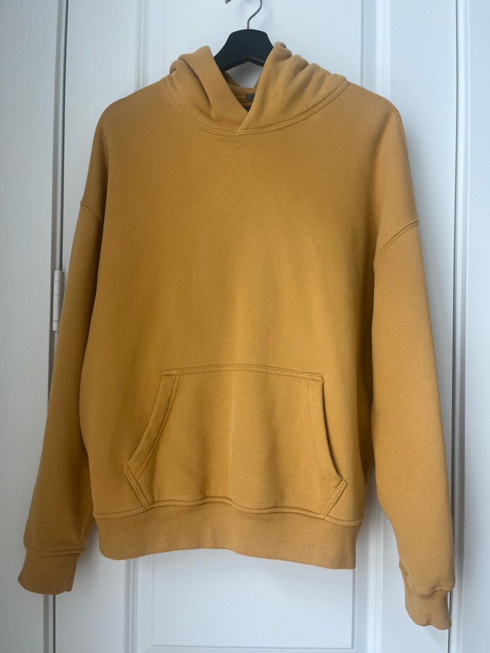 Abercrombie & Fitch Soft A&f Essentials Hoodie Yellow Oversized S